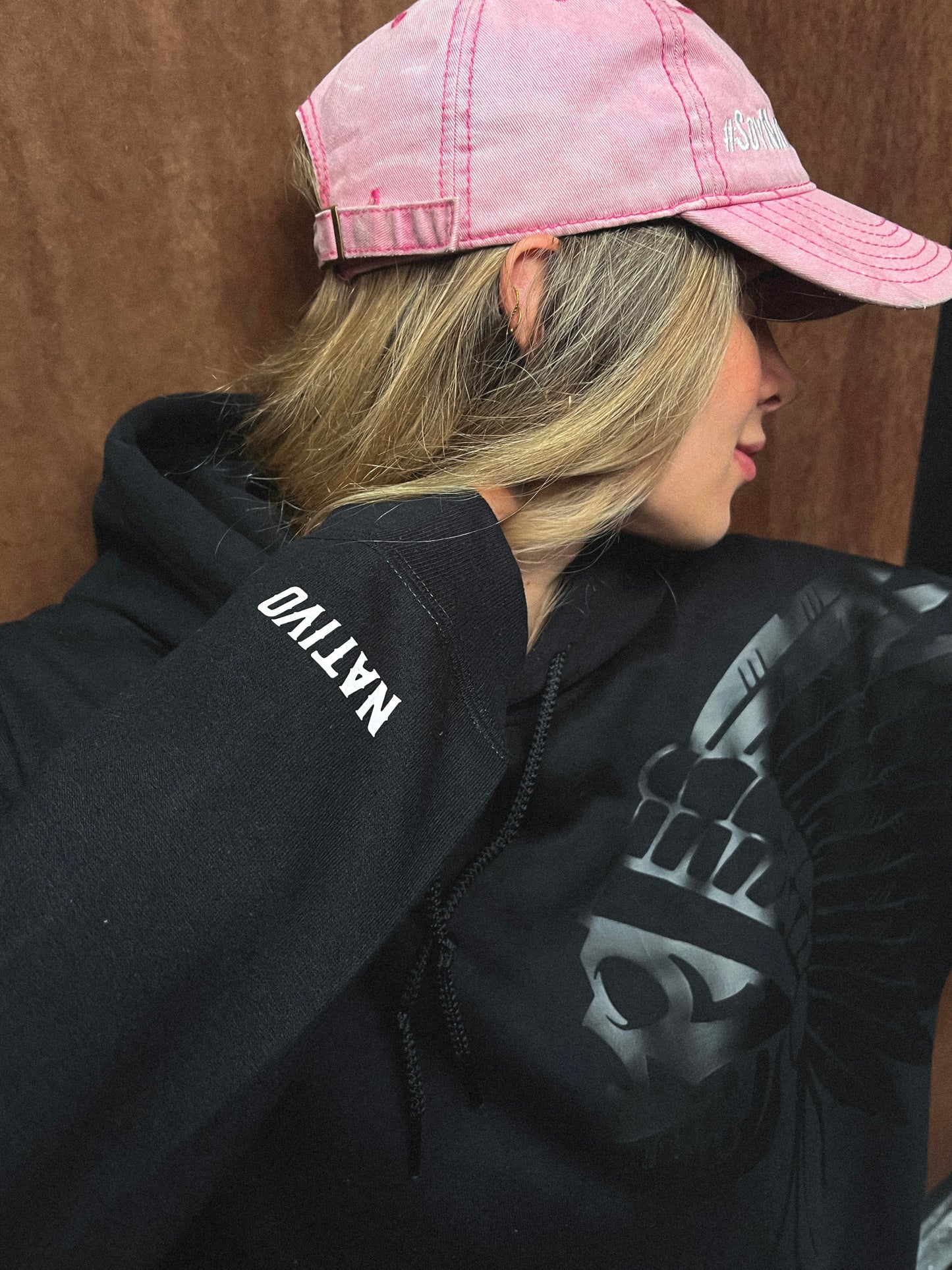 Hoodie / Buzo Nativo Negro Unisex