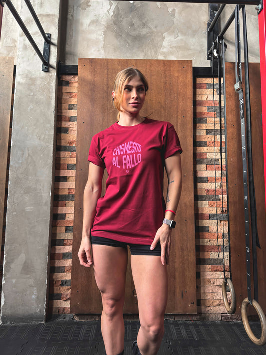 Camiseta CF Chismesito al Fallo Burgundy