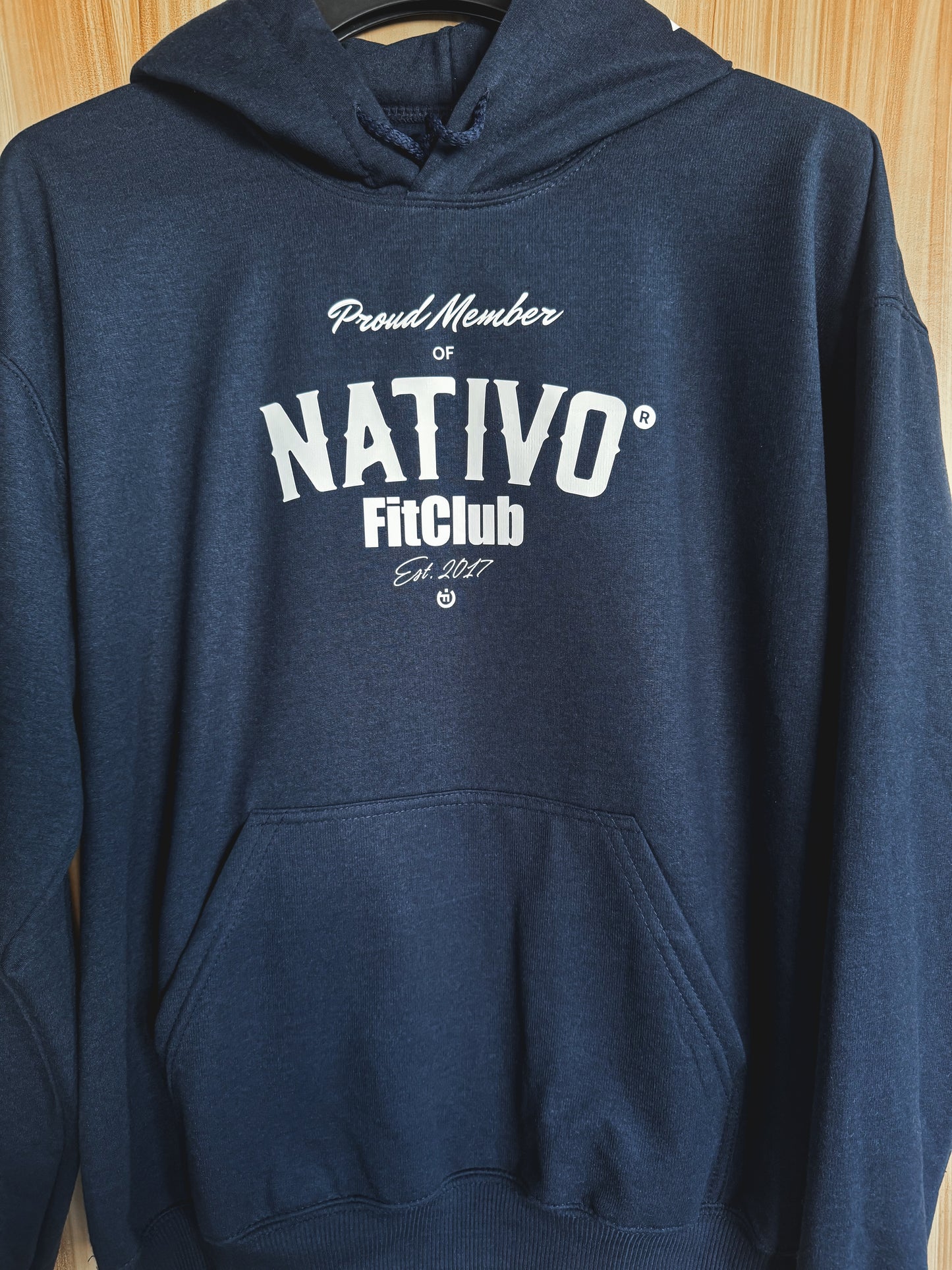 Hoodie / Buzo Nativo Proud Member Azul Navy Unisex (Personalizado)