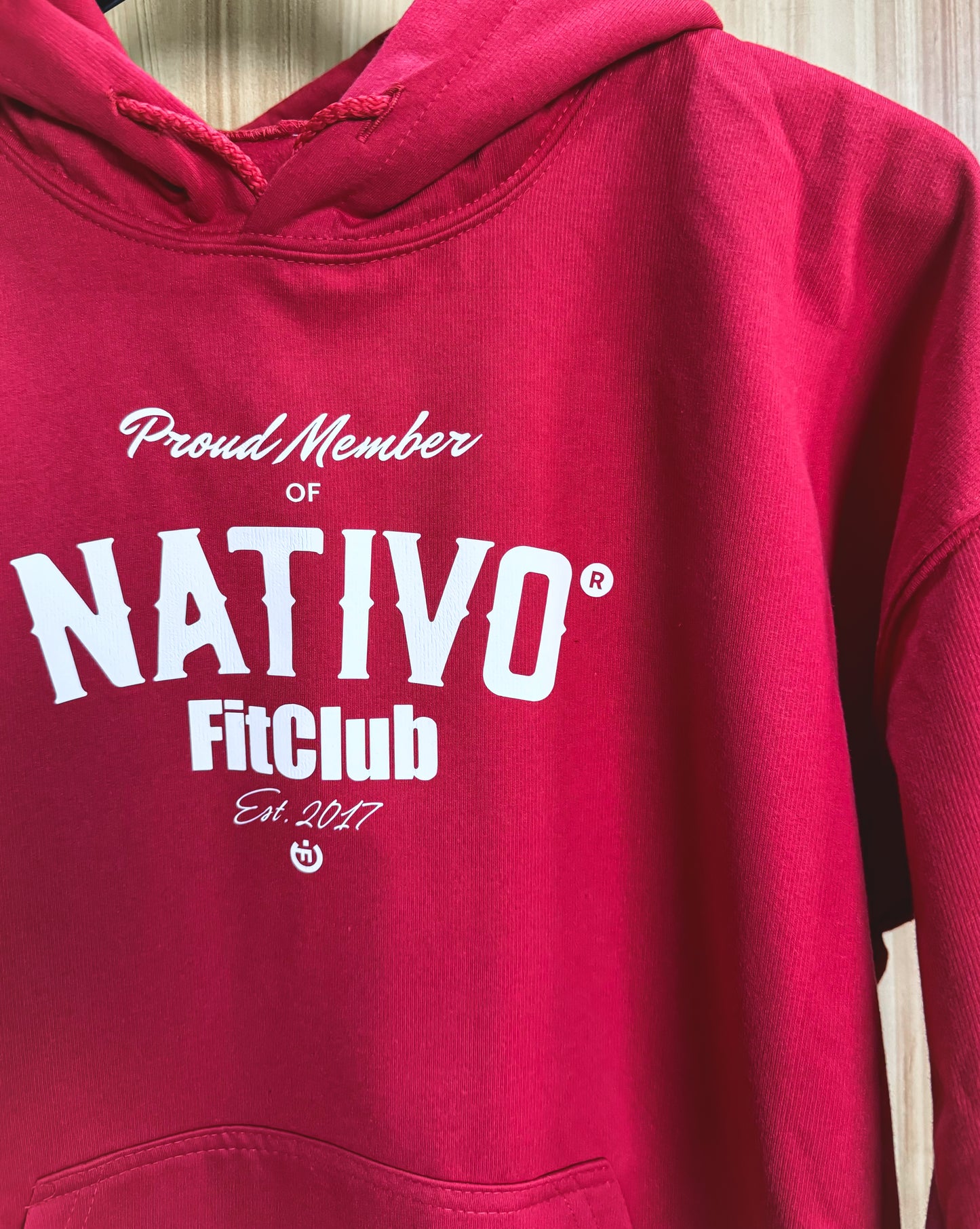 Hoodie / Buzo Nativo Proud Member Rojo Unisex (Personalizado)