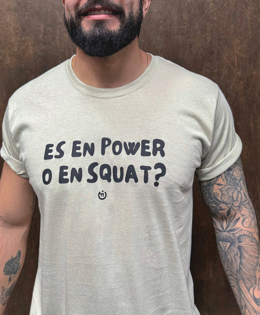 Camiseta CF Es en Power o en Squat Arena Hombre