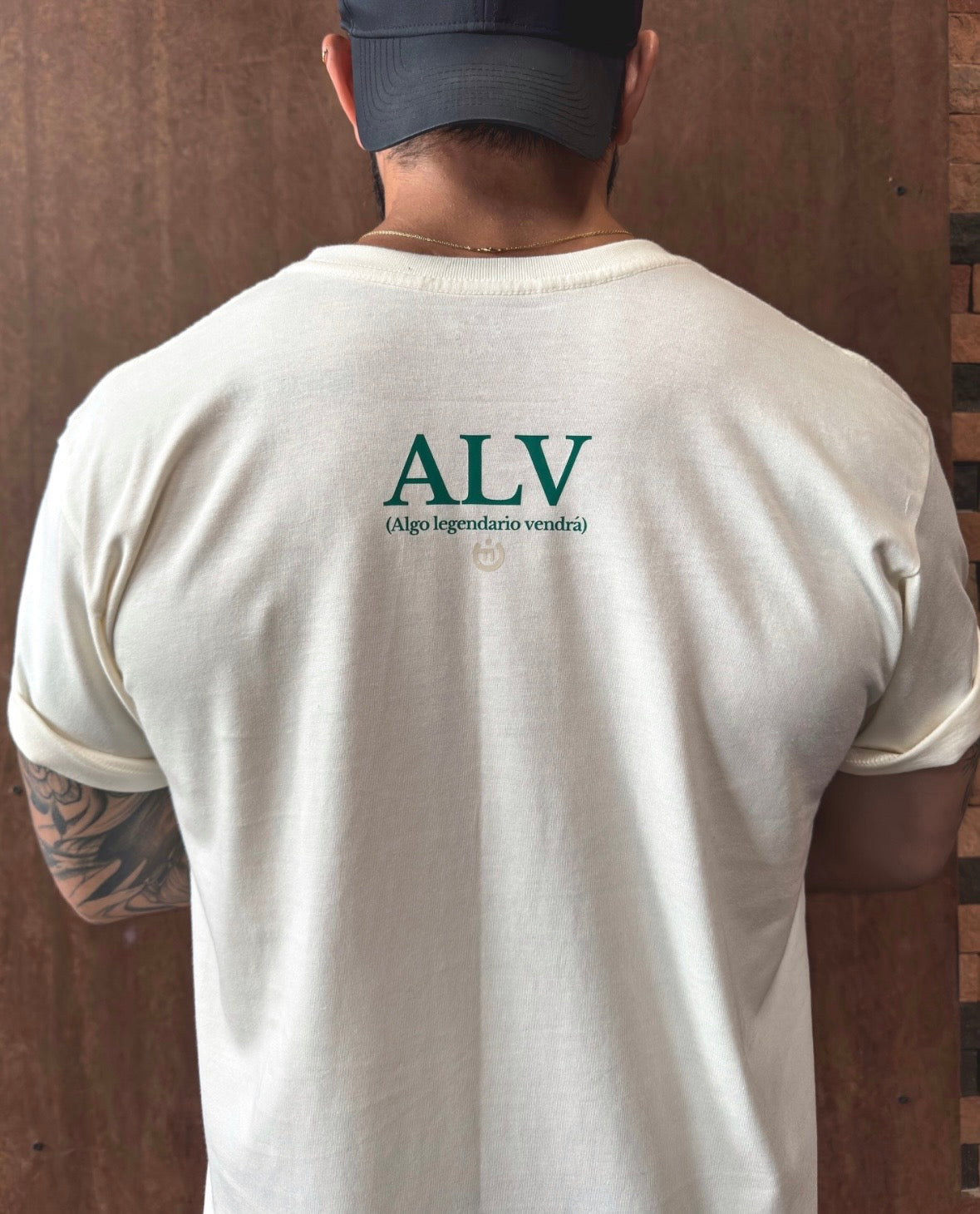 Camiseta CF Crea P*tamente en Ud Vainilla