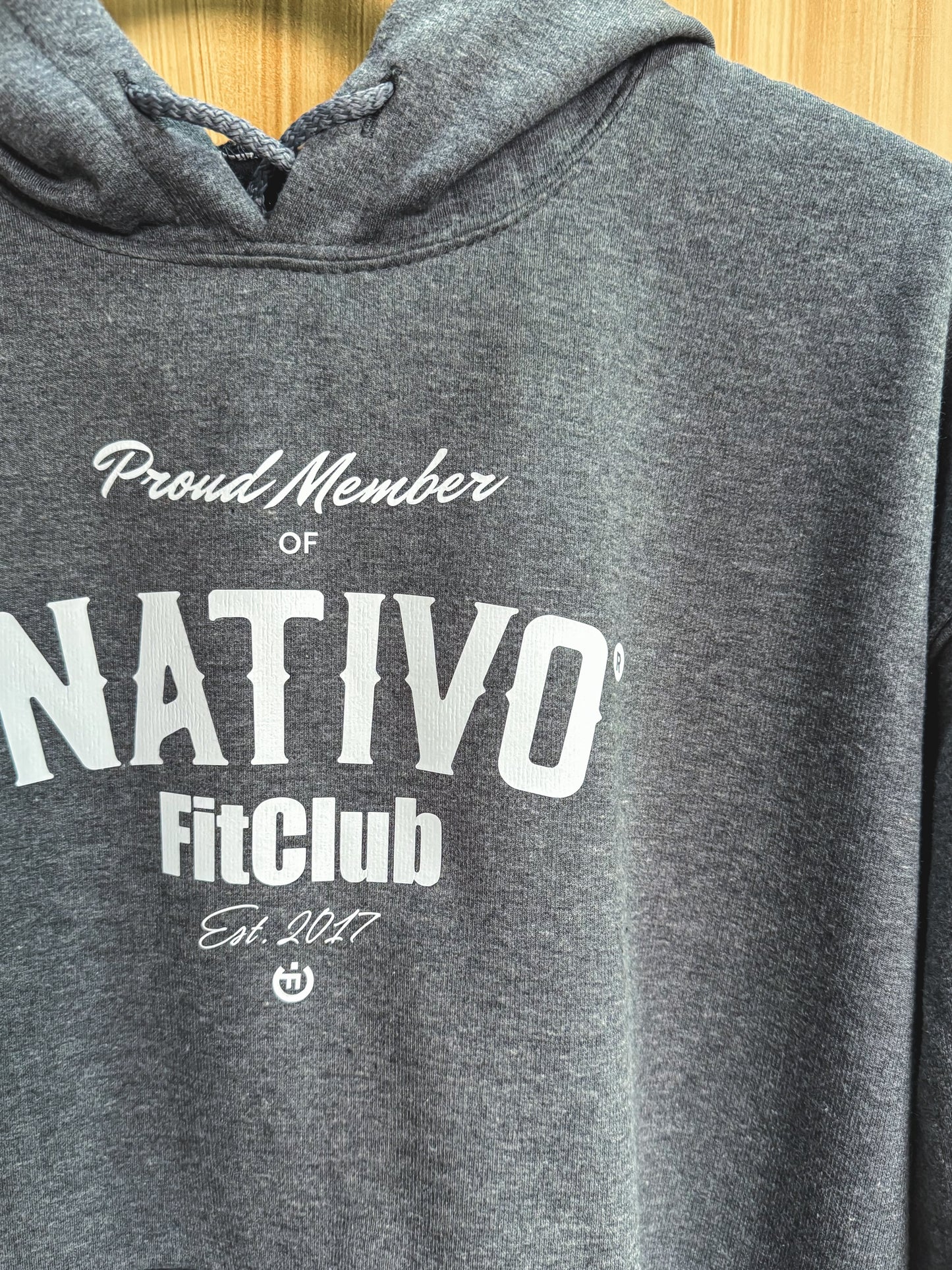 Hoodie / Buzo Nativo Proud Member Gris Oscuro Unisex (Personalizado)