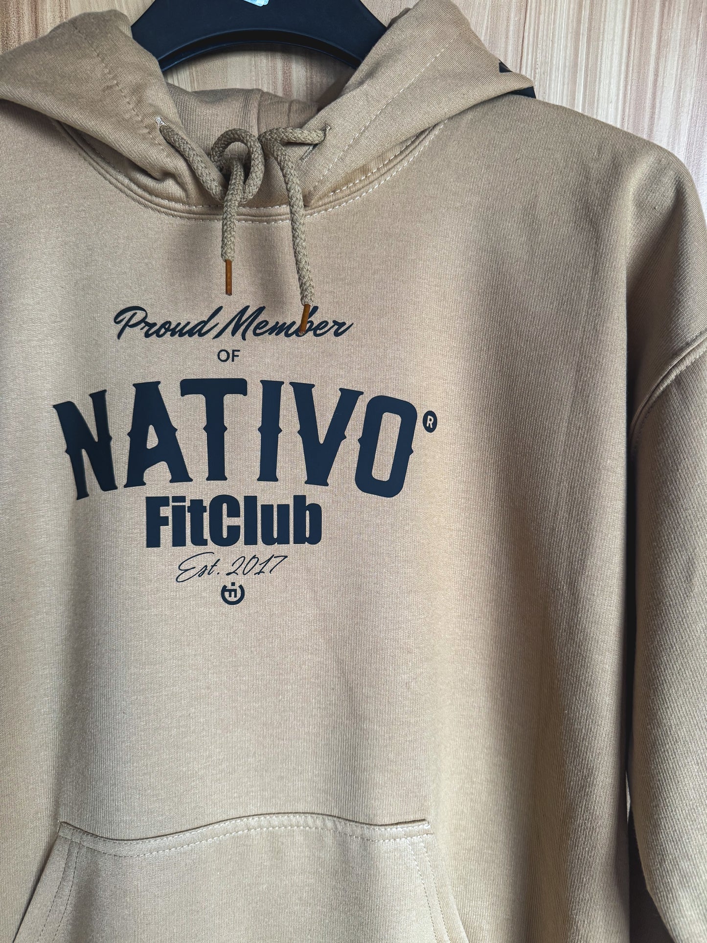 Hoodie / Buzo Nativo Proud Member Camel Unisex (Personalizado)