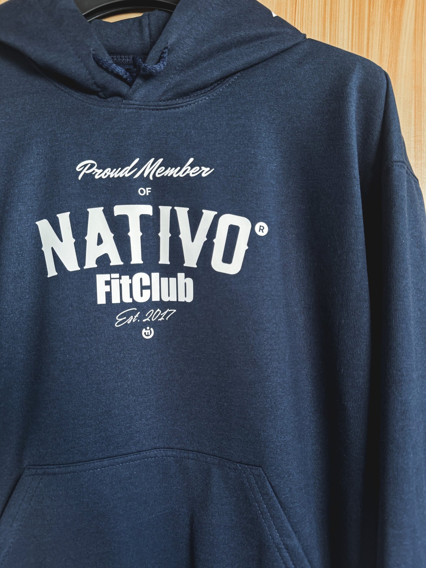 Hoodie / Buzo Nativo Proud Member Azul Navy Unisex (Personalizado)