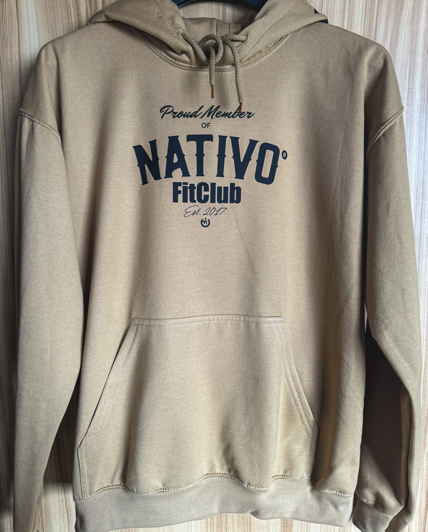 Hoodie / Buzo Nativo Proud Member Camel Unisex (Personalizado)