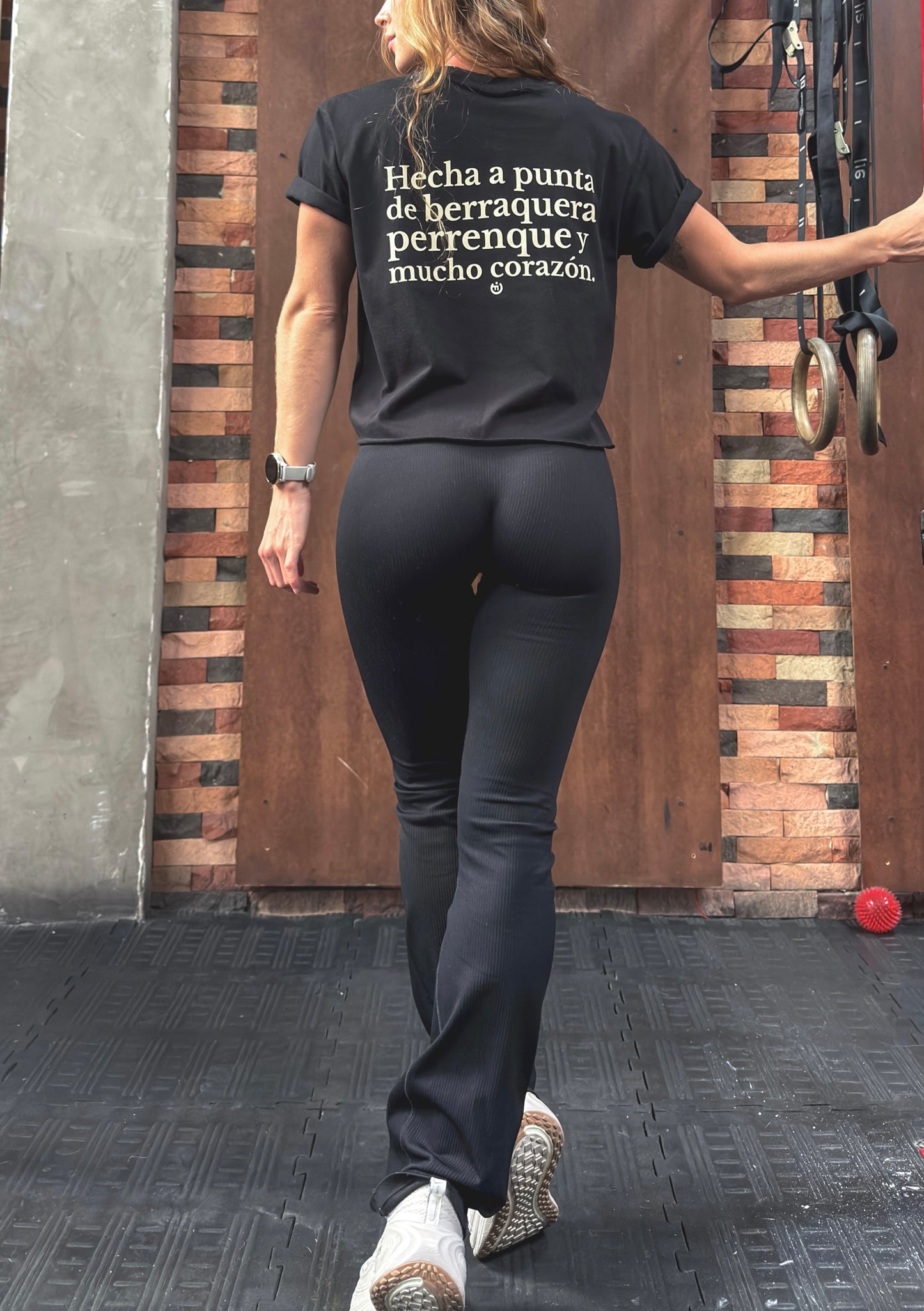 Camiseta CF Made in Colombia Negra Mujer