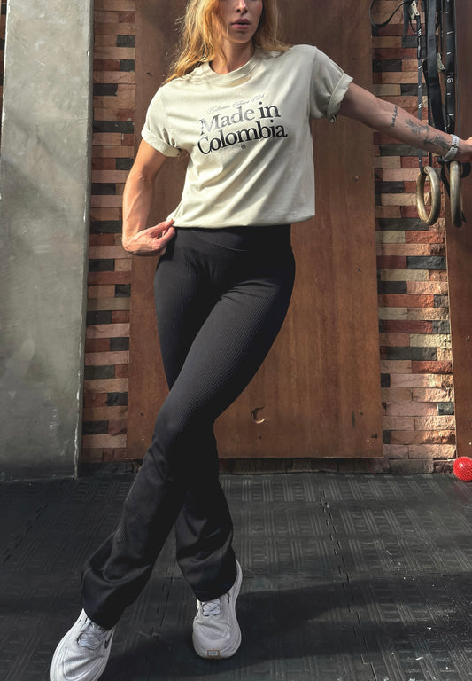 Camiseta CF Made in Colombia Sand Beige Mujer