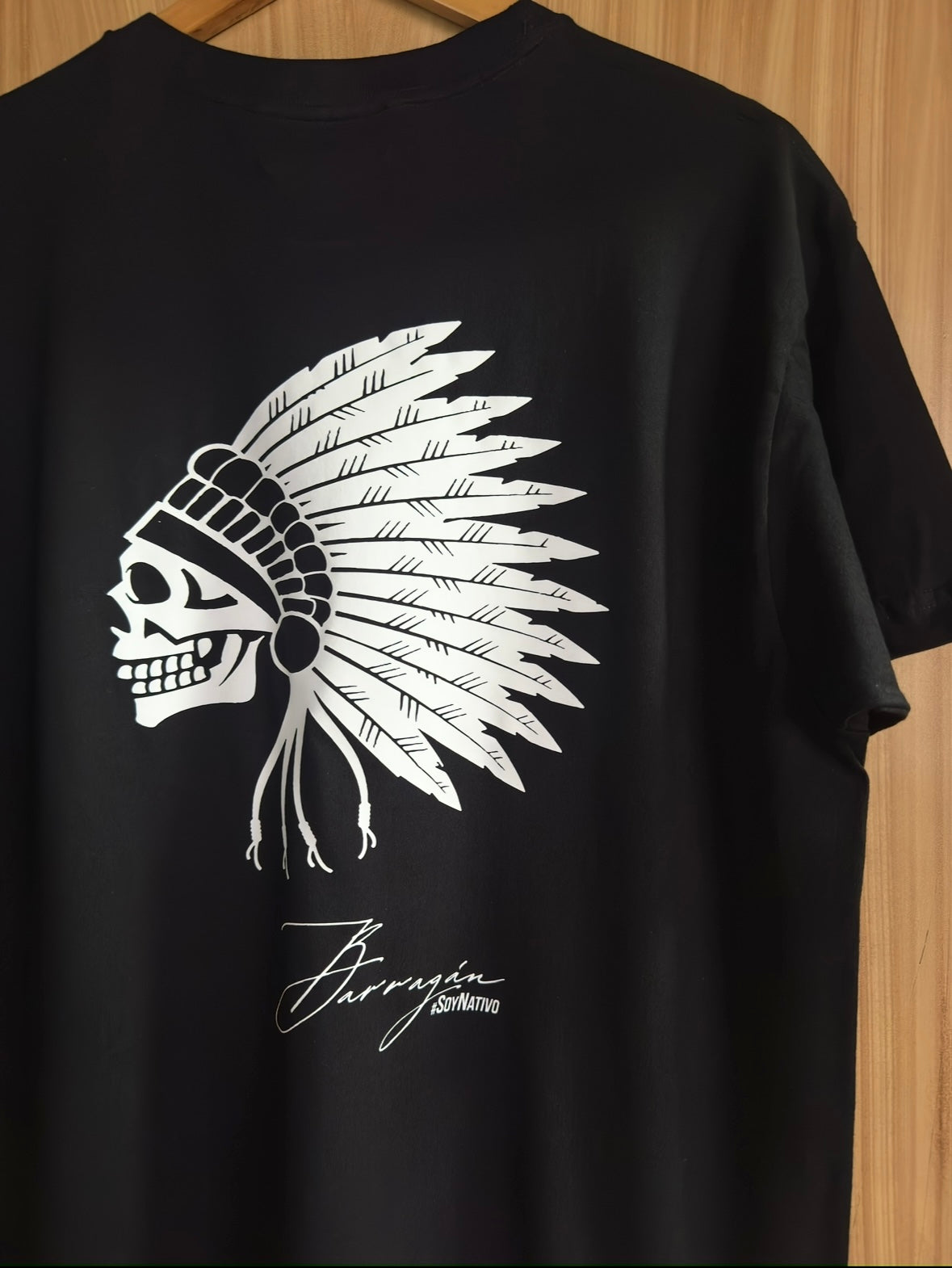 Camiseta Nativo Fit Club Personalizada Negra Unisex