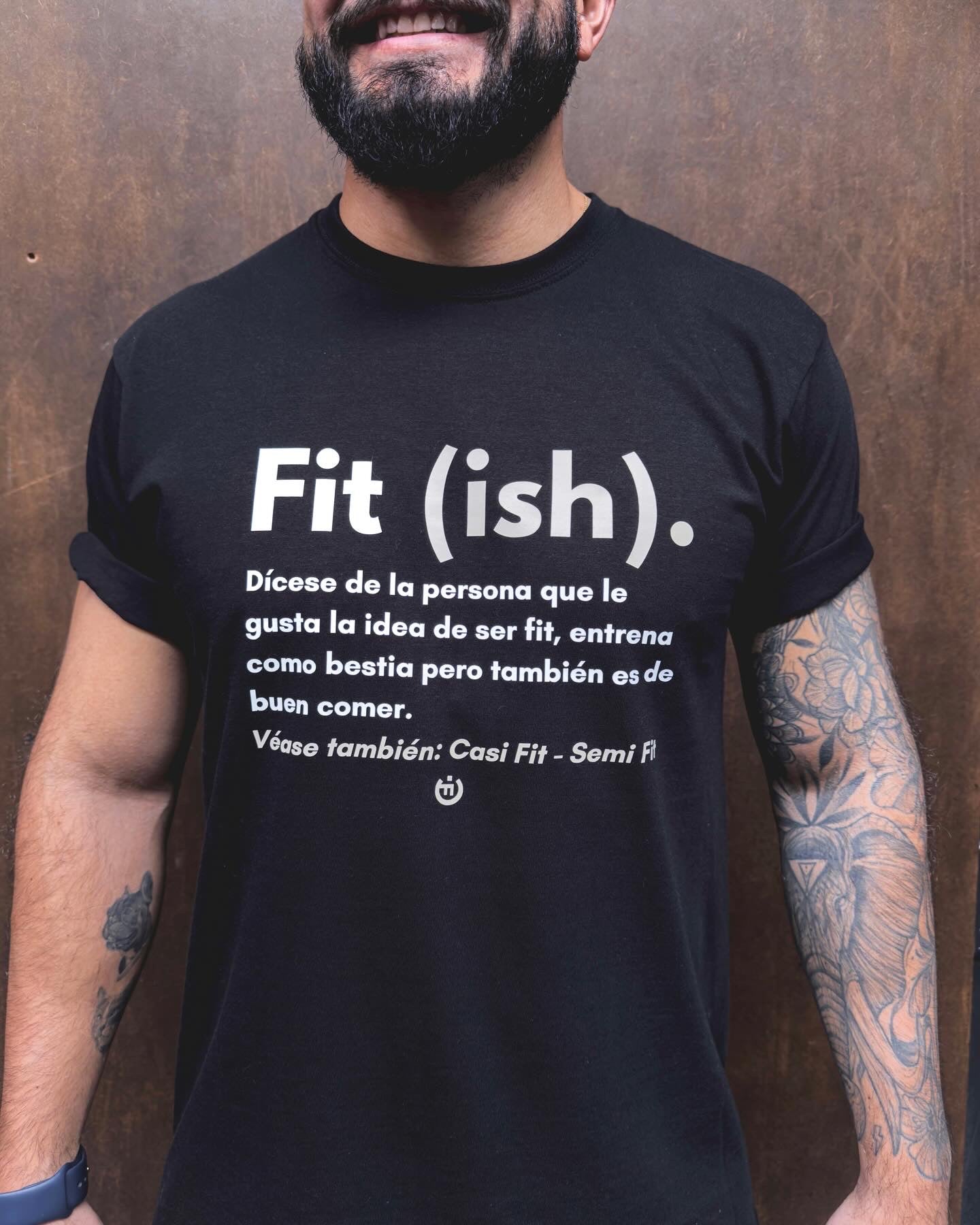 Camiseta CF FIT (ISH) NEGRA