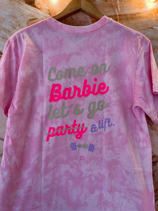 Camiseta CF BARBIE ROSADO TIE DYE