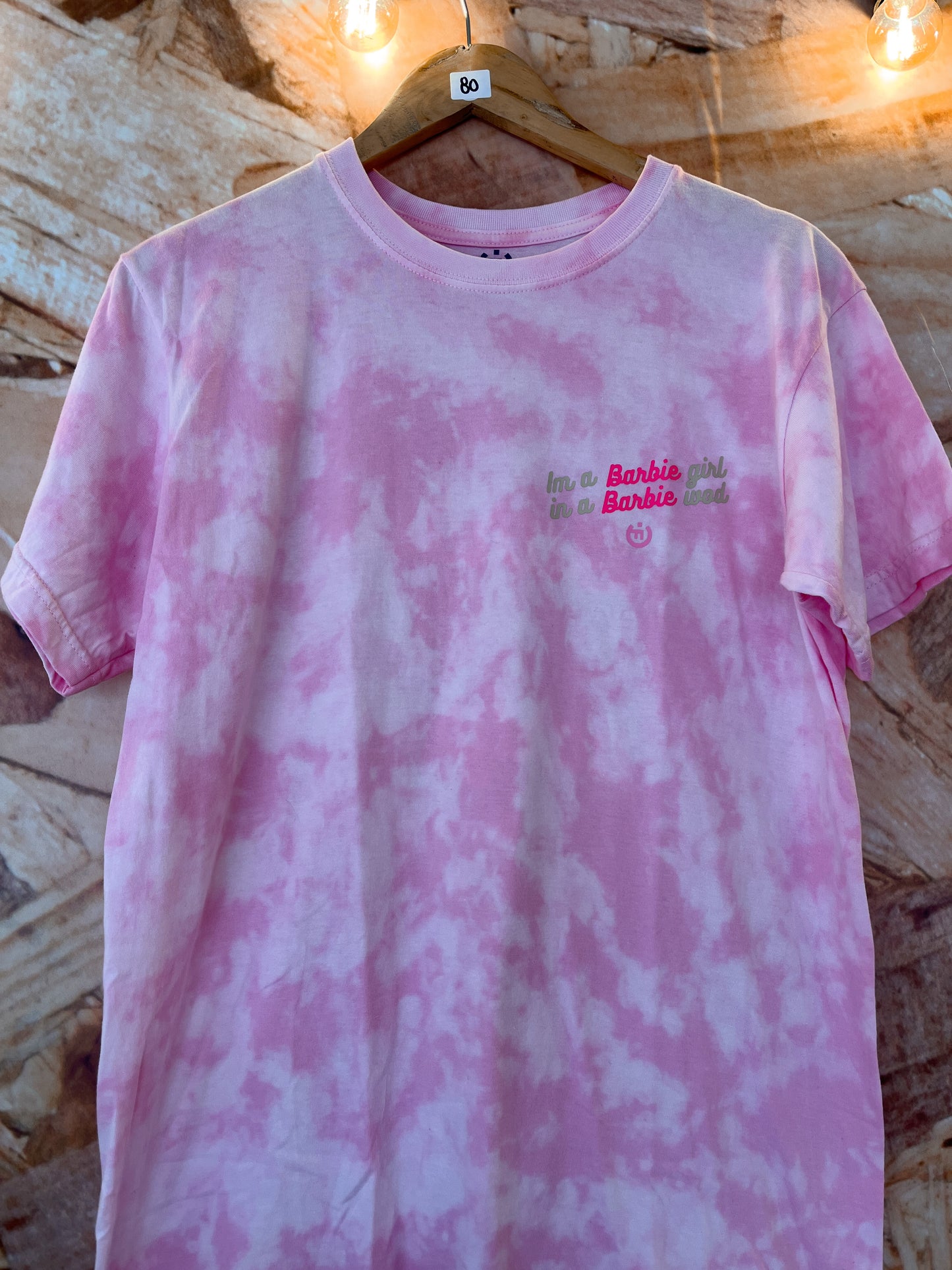 Camiseta CF BARBIE ROSADO TIE DYE