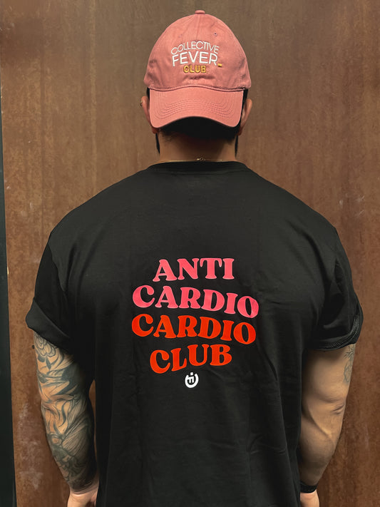 Camiseta CF ANTI CARDIO CARDIO CLUB NEGRA