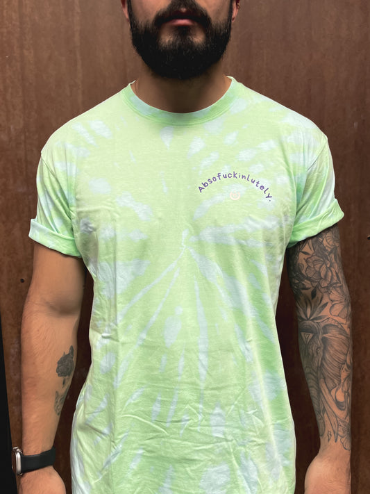 Camiseta CF ANTI DIET VERDE PISTACHO TIE DYE