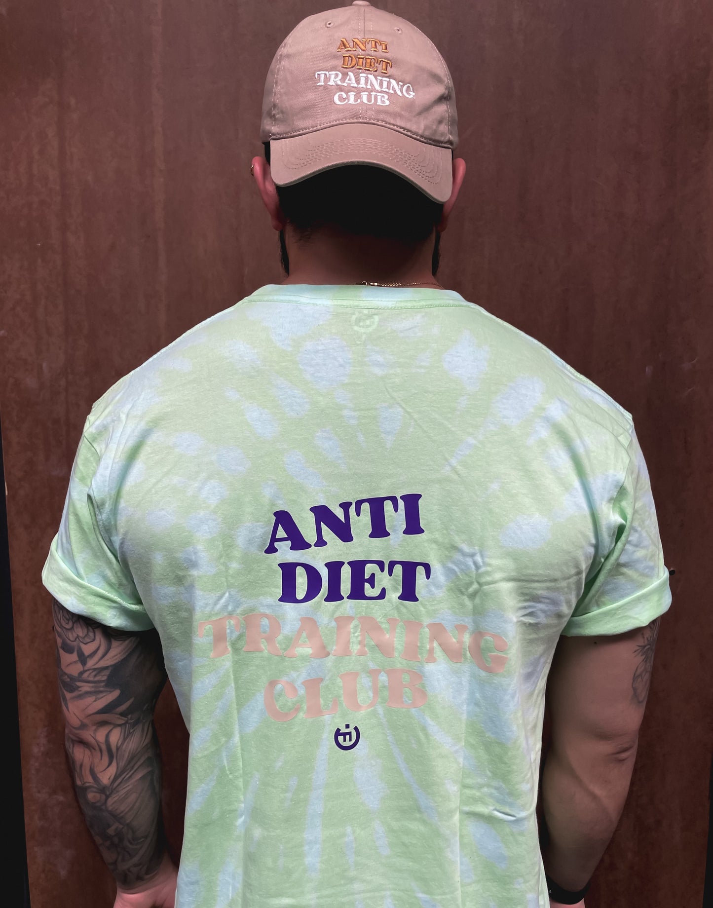 Camiseta CF ANTI DIET VERDE PISTACHO TIE DYE