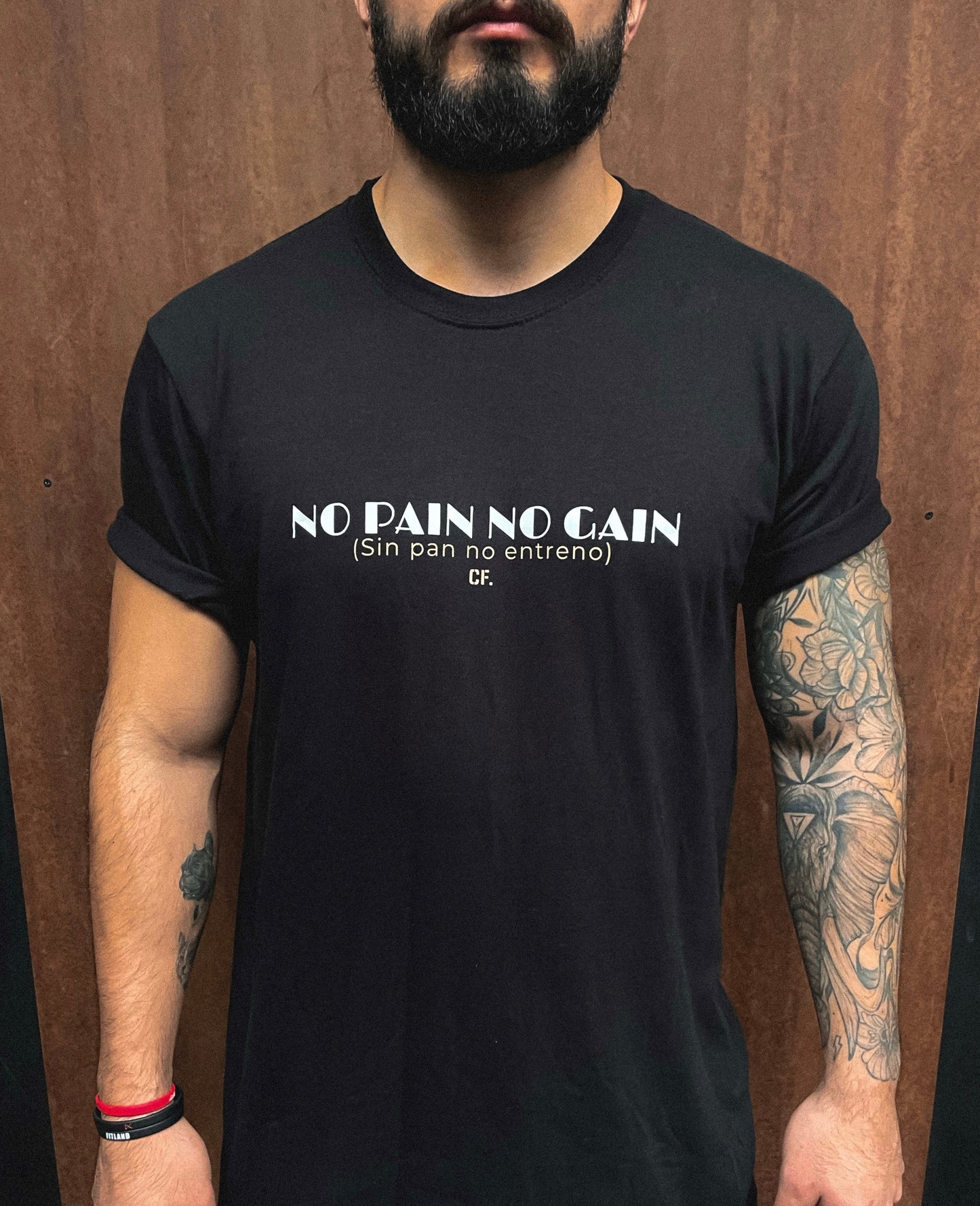 Camiseta CF No Pain No Gain Negra