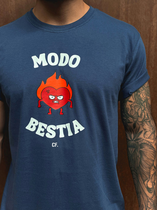 Camiseta CF Modo Bestia Azul Hombre